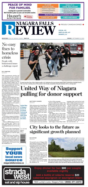 Cover of The Niagara Falls Review