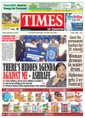 Cover of Times of Eswatini
