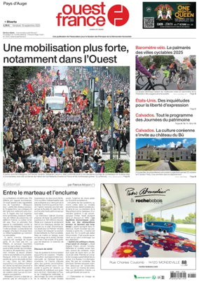 Cover of Ouest France (Pays d'Auge)