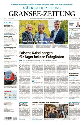 Cover of Gransee-Zeitung
