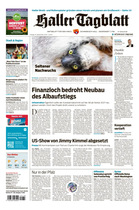 Cover of Haller Tagblatt