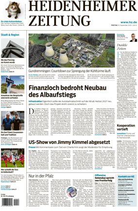 Cover of Heidenheimer Zeitung