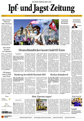 Cover of Ipf- und Jagst-Zeitung
