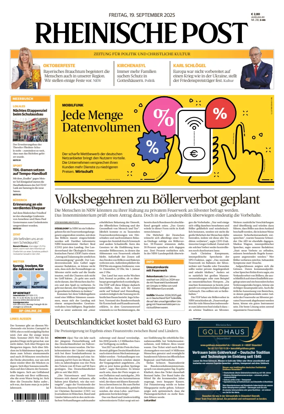 Cover of Rheinische Post Duesseldorf Meerbusch