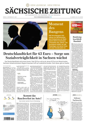 Cover of Sächsische Zeitung  (Rödertal)