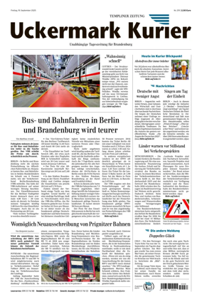 Cover of Templiner Zeitung