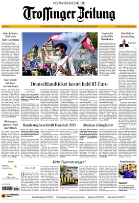 Cover of Trossinger Zeitung