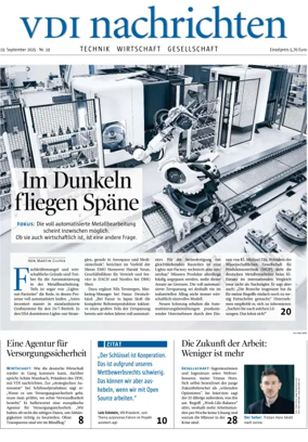Cover of VDI Nachrichten