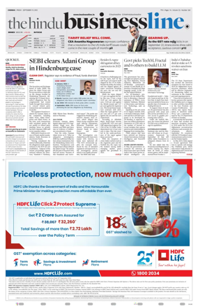 Cover of BusinessLine (Chennai)