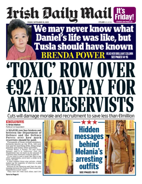 Cover of Irish Daily Mail