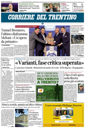 Cover of Corriere del Trentino
