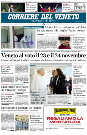 Cover of Corriere del Veneto (Treviso e Belluno)