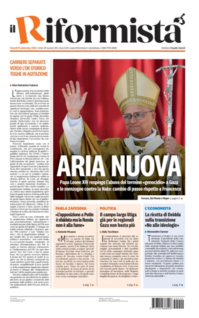 Cover of Il Riformista (Italy)