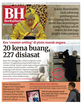 Cover of Berita Harian