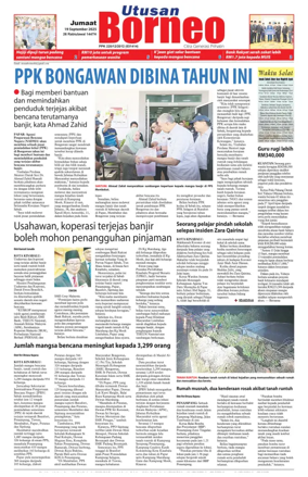 Cover of Utusan Borneo (Sabah)