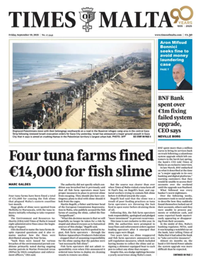 Cover of Times of Malta