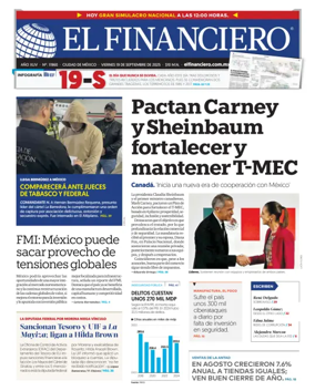 Cover of El Financiero