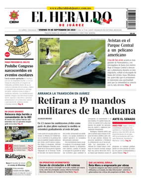 Cover of El Heraldo de Juarez