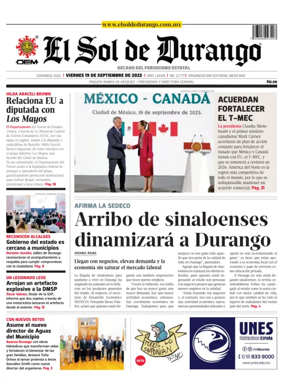 Cover of El Sol de Durango