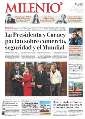 Cover of Milenio Monterrey
