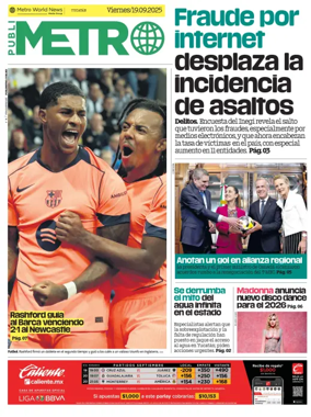 Cover of Publimetro Quintana Roo