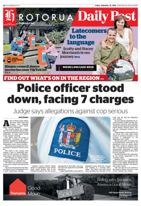 Cover of Rotorua Daily Post