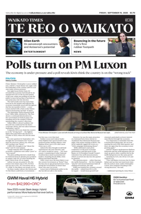 Cover of Waikato Times