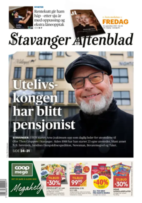 Cover of Stavanger Aftenblad