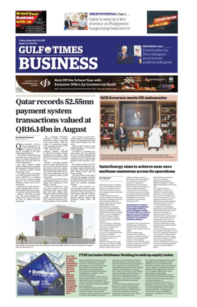 Cover of Gulf Times Business
