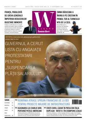 Cover of Romania Libera - Friday Edition