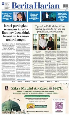 Cover of Berita Harian