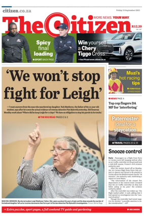 Cover of The Citizen (KZN)