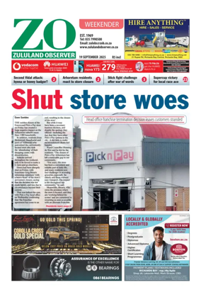 Cover of Zululand Observer - Weekender