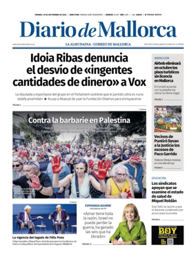 Cover of Diario de Mallorca