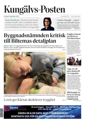 Cover of Kungälvs-Posten