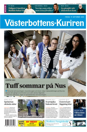 Cover of Västerbottens-Kuriren