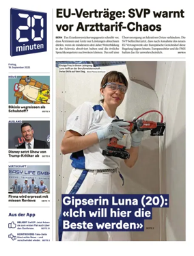 Cover of 20 Minuten - Basel
