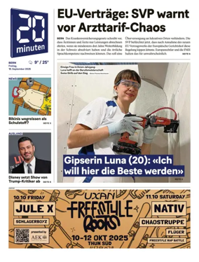 Cover of 20 Minuten - Bern