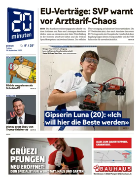 Cover of 20 Minuten - Zurich