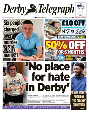 Cover of Derby Telegraph