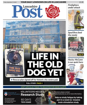 Cover of Lancashire Evening Post