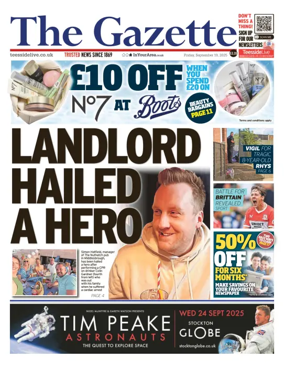 Cover of Teesside Evening Gazette