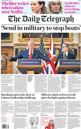 Cover of The Daily Telegraph