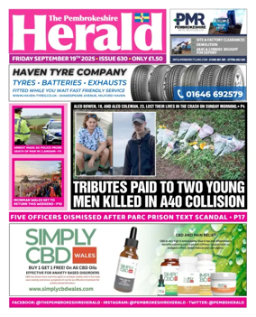 Cover of The Pembrokeshire Herald