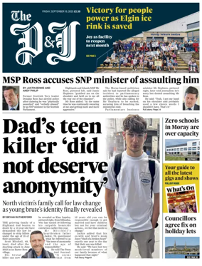 Cover of The Press and Journal (Highlands & Islands)