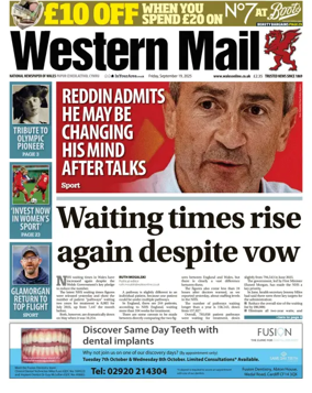 Cover of Western Mail