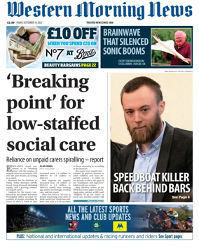 Cover of Western Morning News