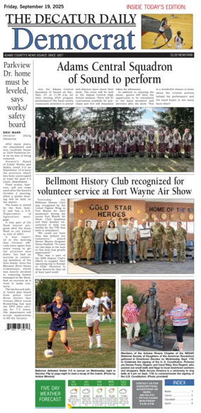 Cover of The Decatur Daily Democrat