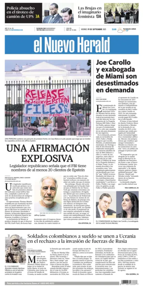 Cover of El Nuevo Herald