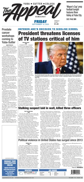 Cover of Marysville Appeal-Democrat    